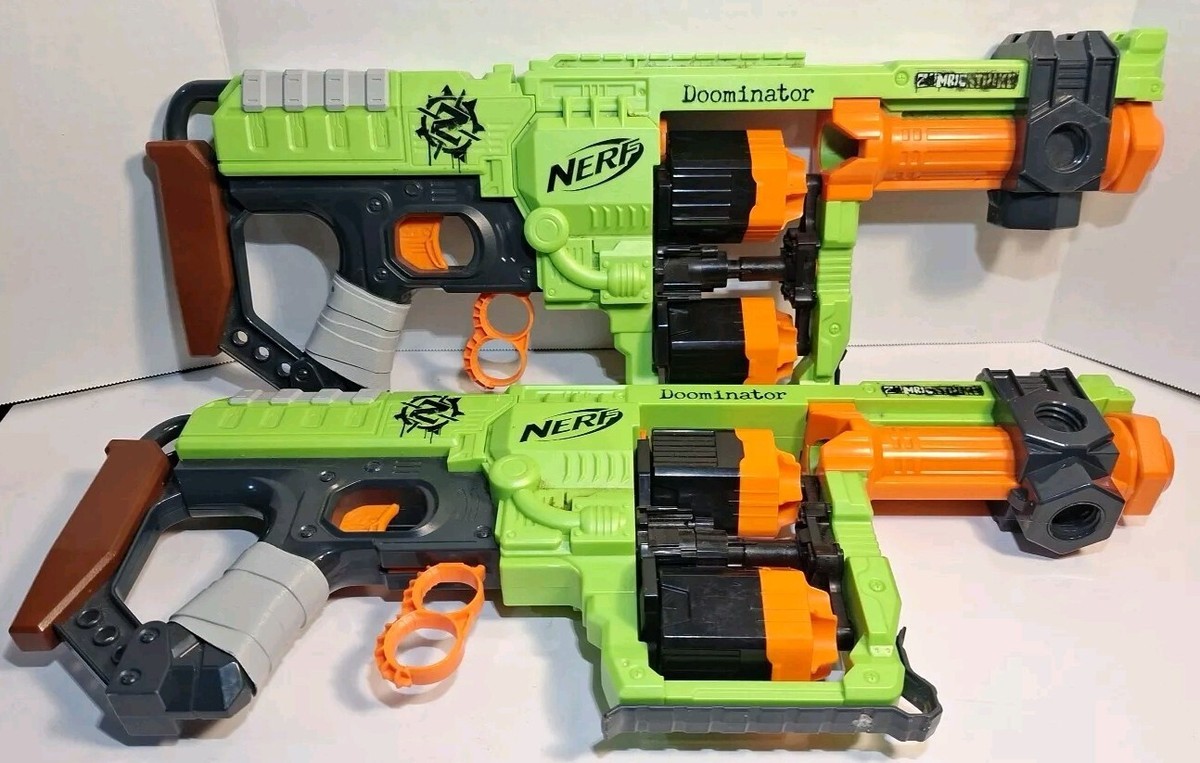 2 Nerf Zombie Strike Doominator Dominator 24 Dart Gun Blaster
