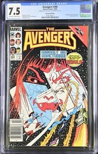 Avengers #260 CGC 7.5 OW/W Super RARE Double Cover AND Canadian Price Variant!!!
