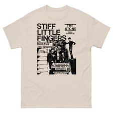 Stiff Little Fingers The Stone SAND COLOR T shirt Full size S-5XL