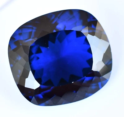 Natural D Block Tanzanite 41.75 Ct Stunning Cushion Certified Loose Gemstone - Image 1 of 4