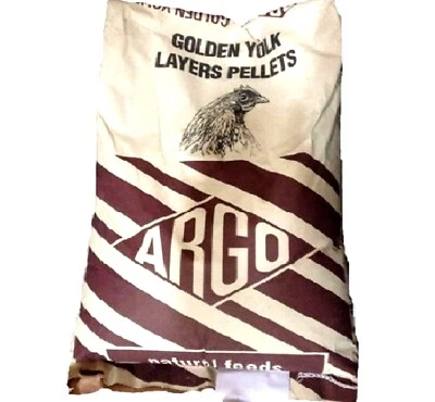 GOLDEN YOLK LAYERS PELLETS Argo poultry chicken bird food duck pet feed meals