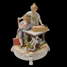 Antique Volkstedt Richard Eckert Germany Porcelain Figure Figurine Statue