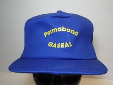 Vintage 1980s PERMABOND GASEAL Gas Pipeline Sealant Advertising SNAPBACK HAT CAP