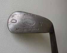 MacGregor Dayton Ohio Airways AR-1 Mashie Niblick Forged iron, wood shaft, 37.5"
