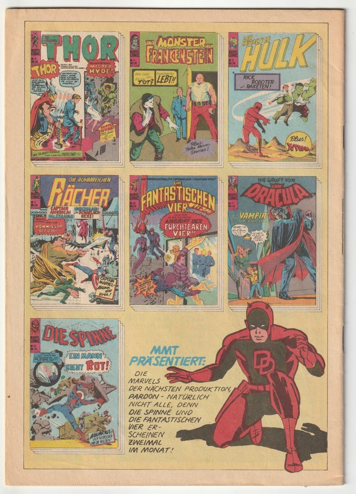 DER MÄCHTIGE THOR #18, Williams Verlag/Marvel Comics 1974 COMICHEFT Z1 ...