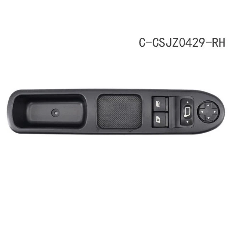 Interruptor elevador de control de ventana eléctrica de tracción izquierda para Citroën C3 Picasso Peugeot 207 Foto 3 de 4