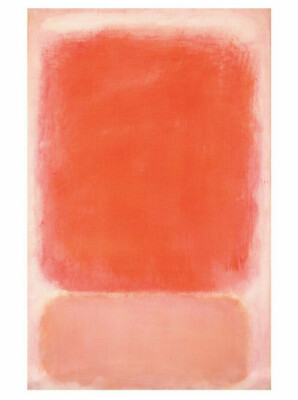 Red and Pink on Pink, c. 1953 by Mark Rothko Art Print Abstract Poster 11x14