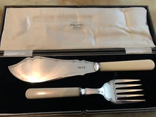 Set Of Allen & Darwin Epns Fish Servers, Thomas Armstrong, Deansgate Manchester