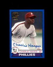 Charlie Hayes Card 2016 Topps Archives Fan Favorites Autographs Blue #FFACH