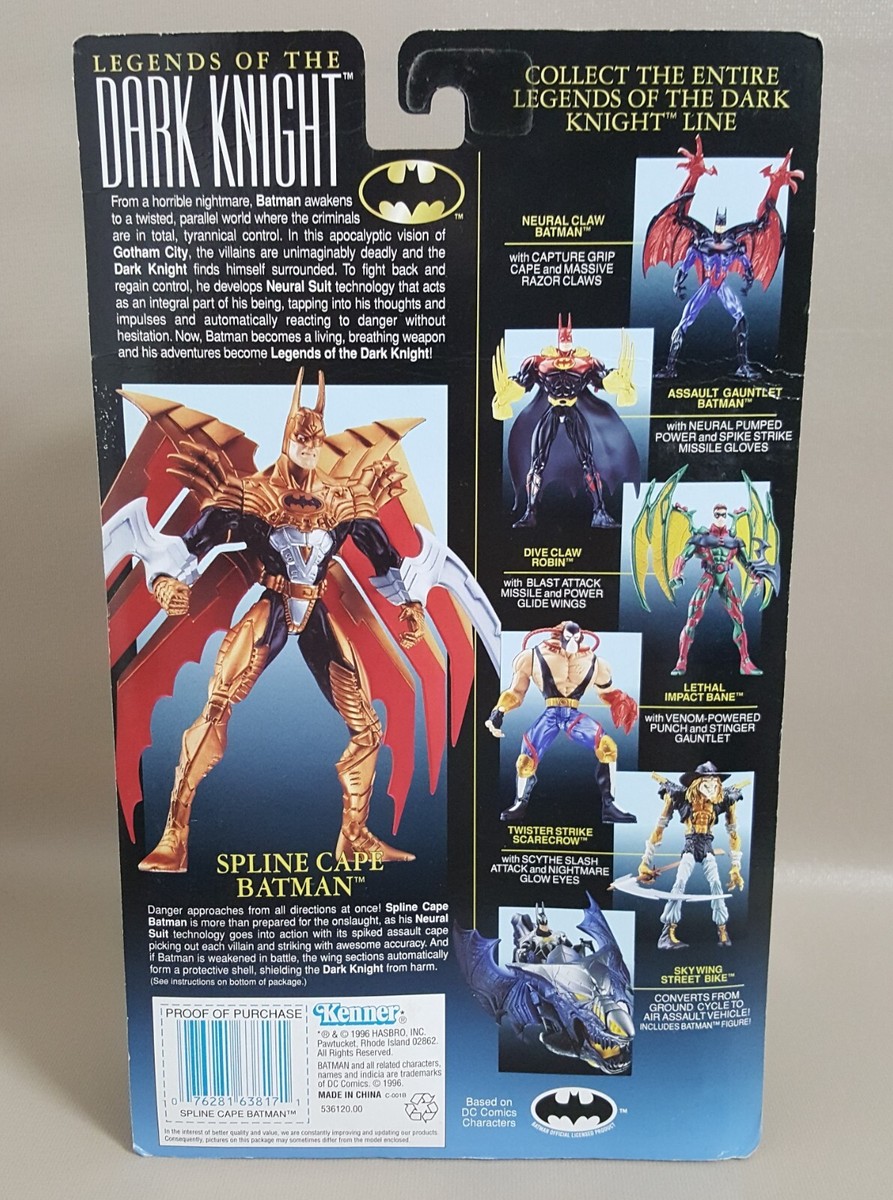 Legends of The Dark Knight Spline Cape Batman Action Figure