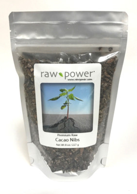 Cacao Nibs, 16 oz, Premium Quality, 100% Raw, FACTORY SEALED, 2-pack 8 oz bags