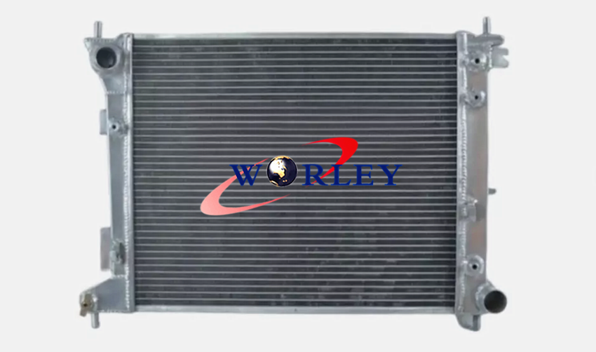 Aluminum Radiator for 2013-2017 Hyundai Veloster 1.6L L4 Turbo AT 2014 ...