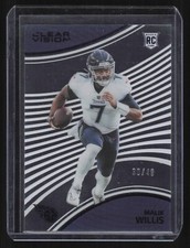 2022 Panini Chronicles Malik Willis Clear Vision Rookie Purple Holo /49 CVR-9 