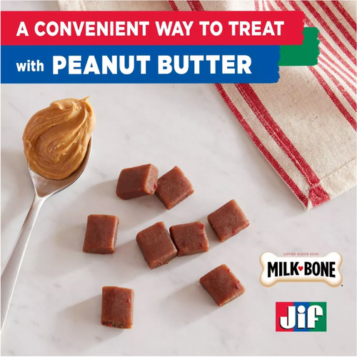 Peanut Butter Flavor Chewy Dog Treats - 4.5oz - Picture 4 of 5