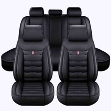 For Kia Forte 2010-2024 Car Seat Covers 5-seats Leather Pad Protectors Full Set
