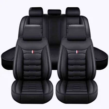 For Kia Forte 2010-2024 Car Seat Covers 5-Seats Leather Pad Protectors Full Set