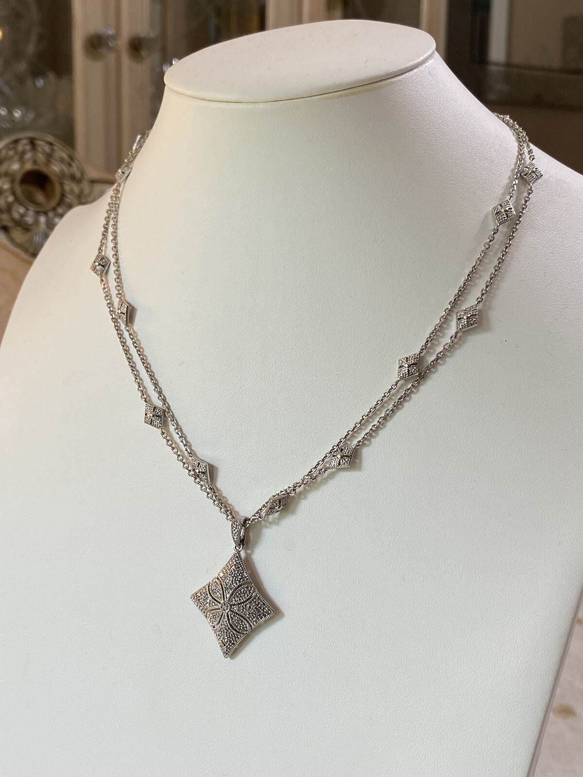 Affinity Diamond Sterling Silver Diamond Enhancer… - image 1