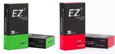 EZ REVOLUTION RC1209M1-1 M1C-1 Tattoo Cartridges Needles box 20pcs Magnum Sterilized UK