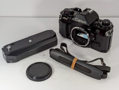 Apps N-Mint READ] Canon AE-1 35mm SLR Film Camera Body Black w