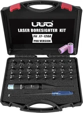UUQ Professional Laser Bore Sight Kit with Button Switch,Red/Green Red 