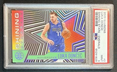 2020 LUKA DONCIC ILLUSIONS SHINING STARS EMERALD #2 POP 4 PSA 9 | eBay