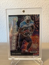 Eddie George 2025 Panini Prizm Black Fireworks White Mojo /25