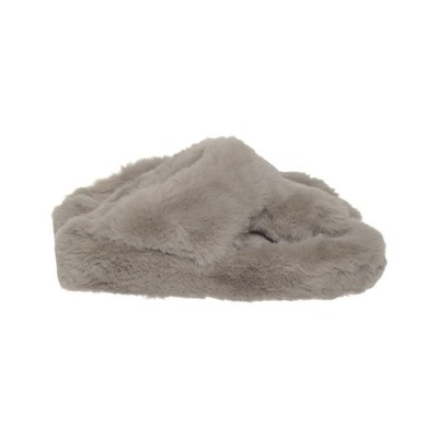 H&M, Hausschuhe, Größe: 37, Polyester, Grau, Damen #pI3