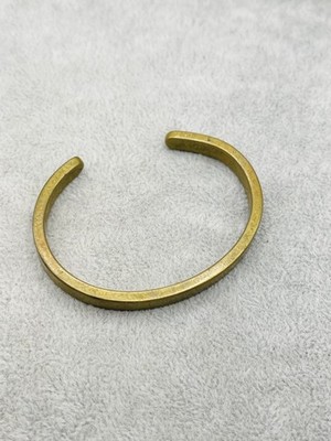 Vintage Bob Ayre Handwrought Solid Brass Cuff Bracelet