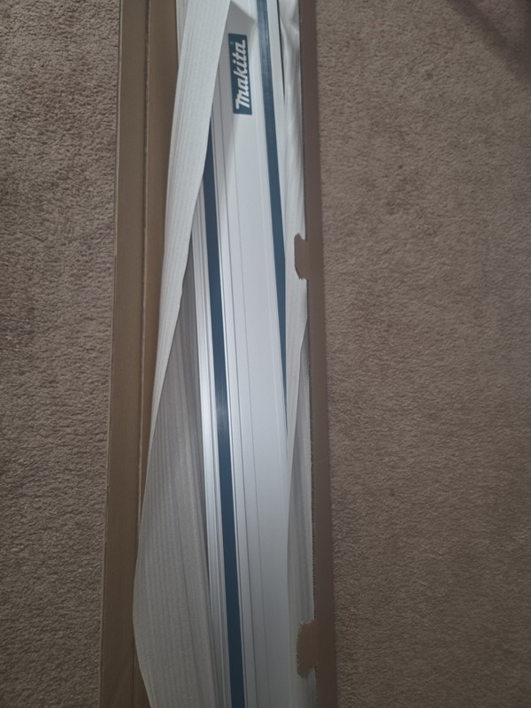 Makita 55" Aluminum Guide Rail Track Saw Cutting Accessory Silver/Blue