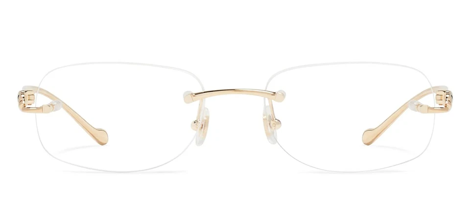 Lentes de demostración Cartier CT0058O marco lentes de demostración Panther lentes de demostración transparentes Cartier Foto 3 de 4