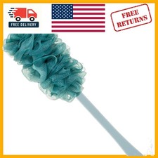 Ergonomic Long Handle Back Scrubber - Soft Nylon Mesh Exfoliating Bath Brush