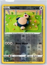 Snorlax 109/159 Rare Crown Zenith Pokemon Reverse Holo NM/M 603-38 on eBay