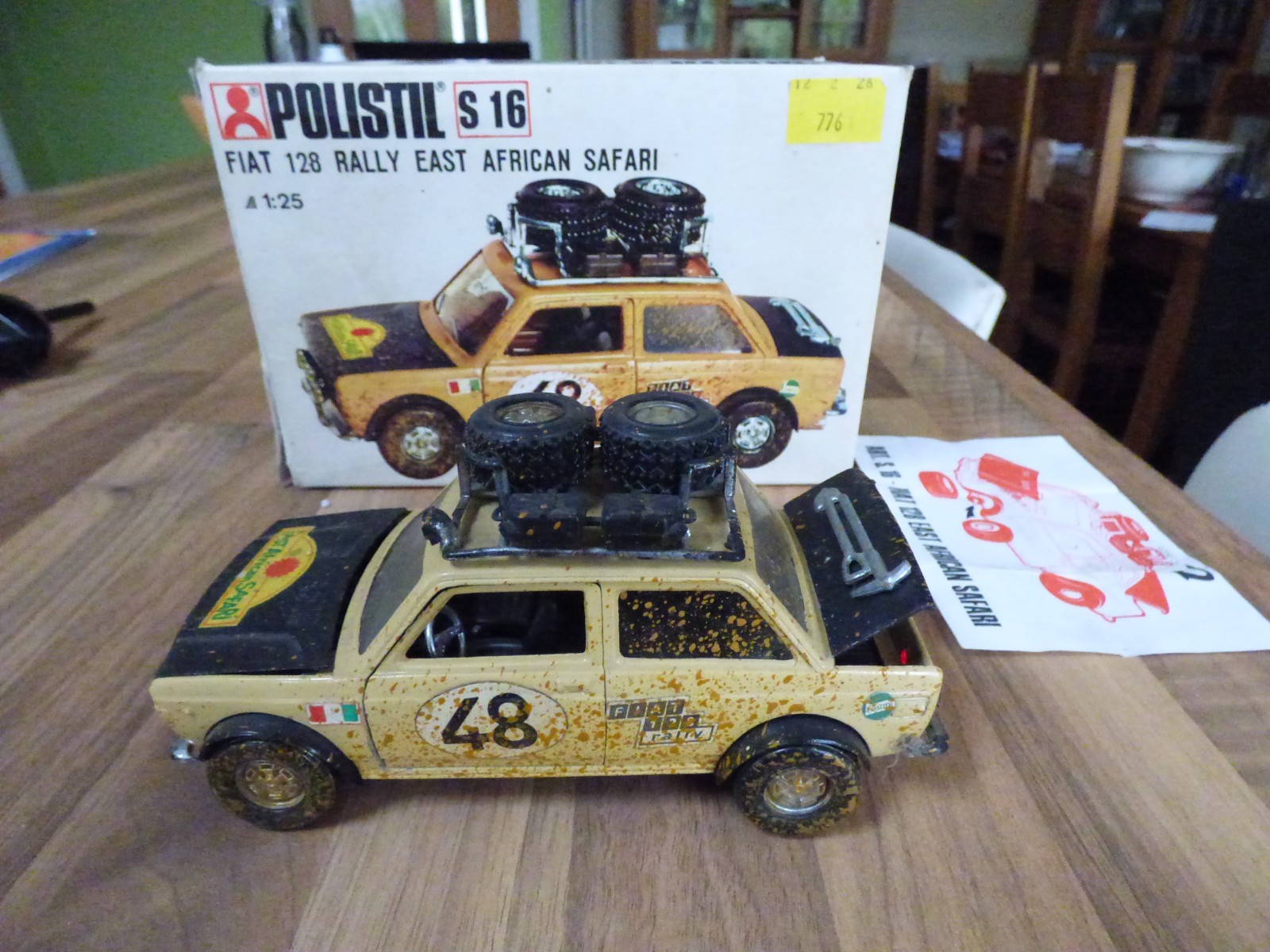 Polistil Politoys 1/25 - Fiat 128 Rally - East African Safari - Occasion