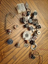 Vintage 7-pin B7G Miniature Tube Socket Lot