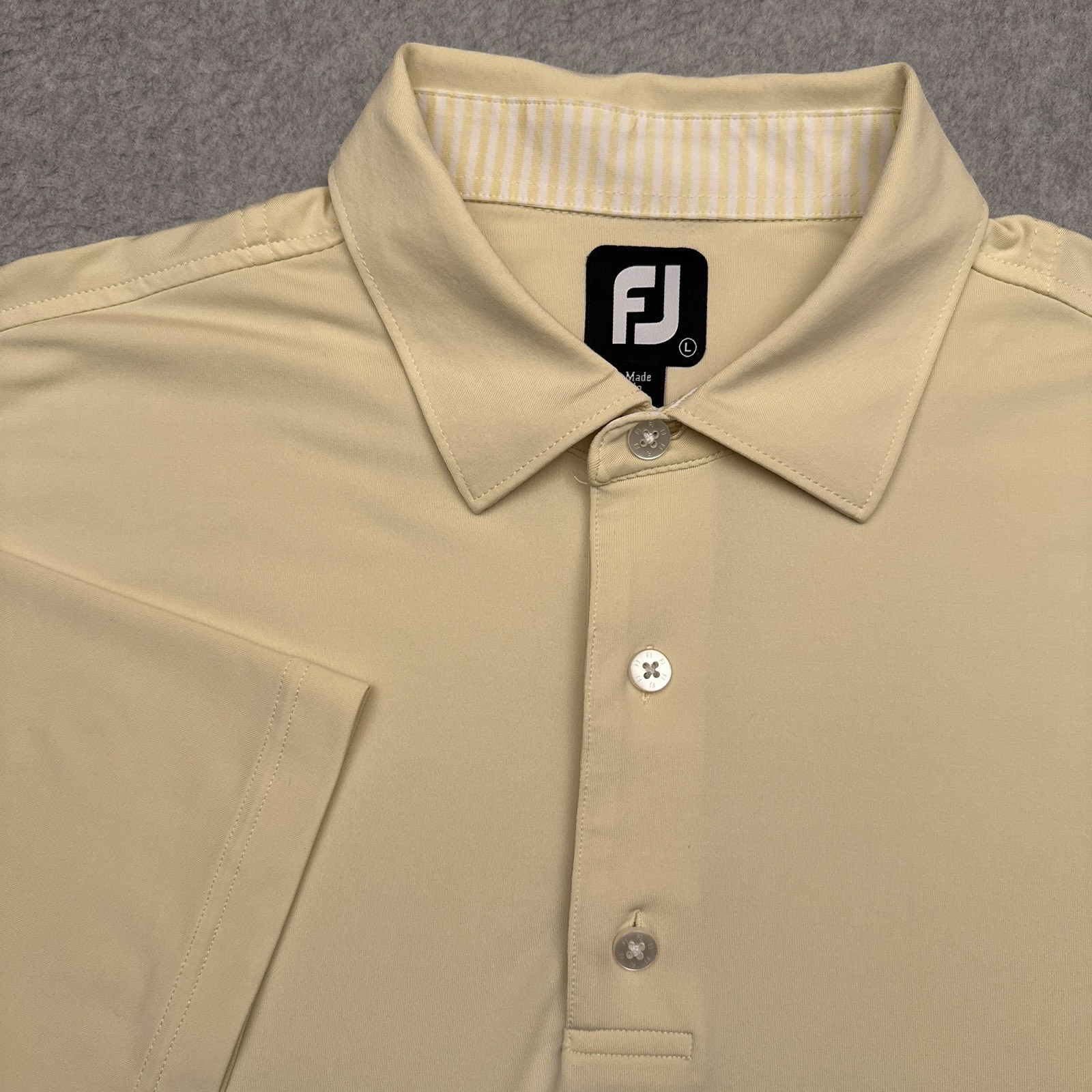 FootJoy ProDry Performance Solid Lisle Polo Shirt… - image 1