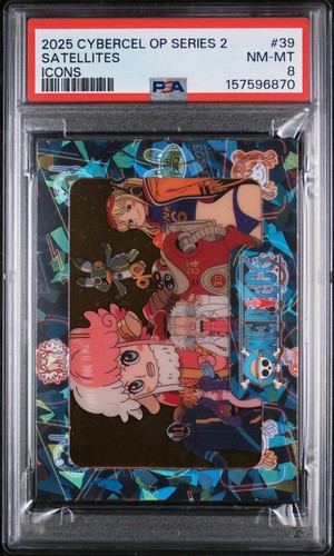 Cybercel One Piece BASE Satellites ONP-02-39 PSA 8 NM MT 