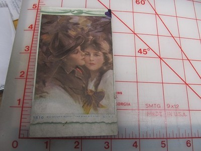 Boy Scout Motto ink blotter / advertising Boy Scout card 1510 (m1)