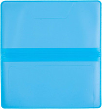 Sky Blue Vinyl Checkbook Cover, Top Tear Personal Vinyl Checkbook Cover