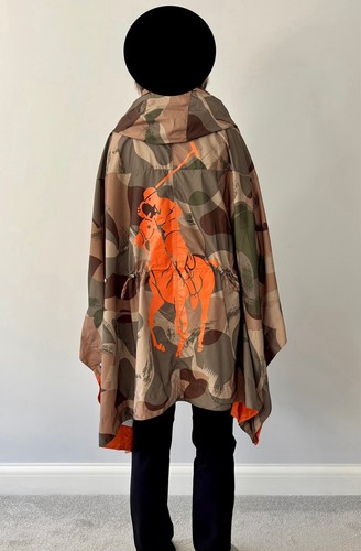 Polo Ralph Lauren Women’s Big Pony Camo Rain Coat Poncho. BNWT. RRP $498. - Picture 14 of 15