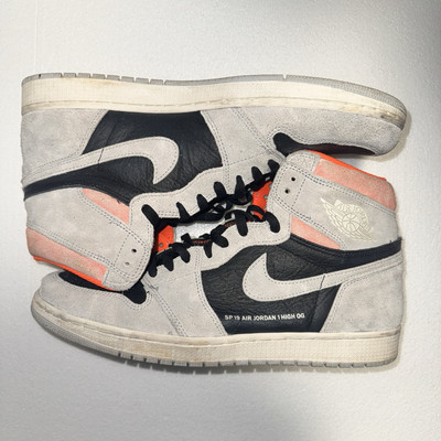 Nike Air Jordan 1 Retro OG High Neutral Grey 555088-018 Mens Sneakers Size 14