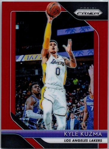 2018-19 Panini Prizm #16 Kyle Kuzma Prizms Red #/299