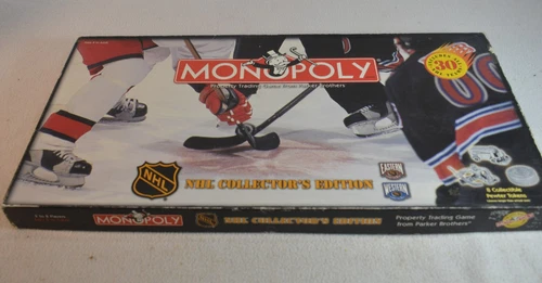 Vintage 1999 Parker Brothers Monopoly NHL Collectors Edition