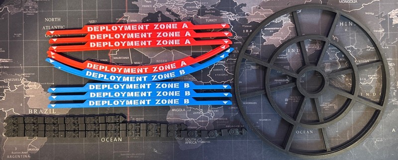 Warhammer 40k Wargame Tools (Chain Rulers/Deployment Markers/Objective Circles)