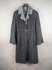 Westbury Coat Womens Medium Grey Shearling Style