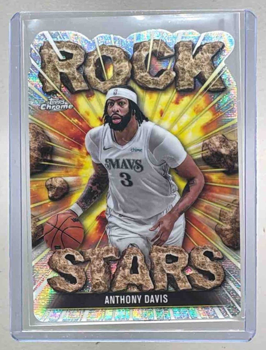 Anthony Davis 2025 Topps Chrome #RS-6 Rock Star SSP