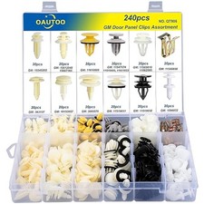 240pcs Door Interior Trim Panel Clips Assortment for GM Buick Cadillac Chevy GM