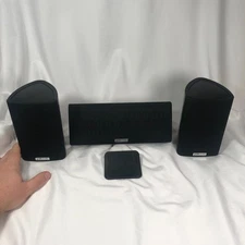 Polk Audio RM7 Center Channel & 2 Satellite Speaker Set - VIDEO OF THEM WORKING!