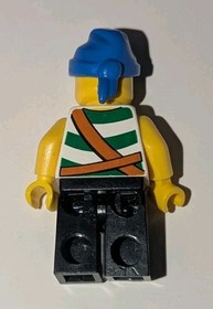 LEGO Pirates Green Stripes Gold Tooth Minifigure Minifig pi131 Chess Set 852751