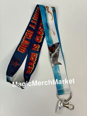 Universal Studios Florida JAWS Shark Lanyard New