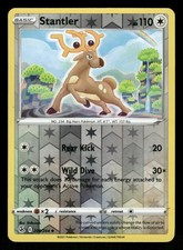 Stantler 208/264 Reverse Holofoil SWSH08: Fusion Strike Uncommon Pokemon TCG